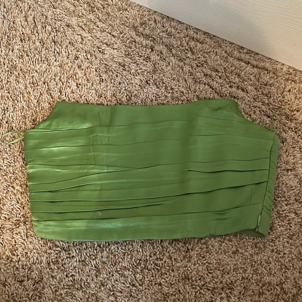 Green tube top